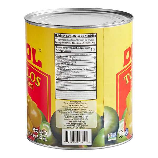 Del Sol Whole Tomatillos #10 Can - 6/Case