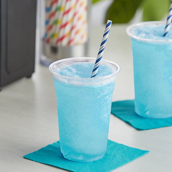 Original Slushie Company Blue Raspberry Carbonated Slushy 5:1 Concentrate 2.5 Gallon Bag In Box