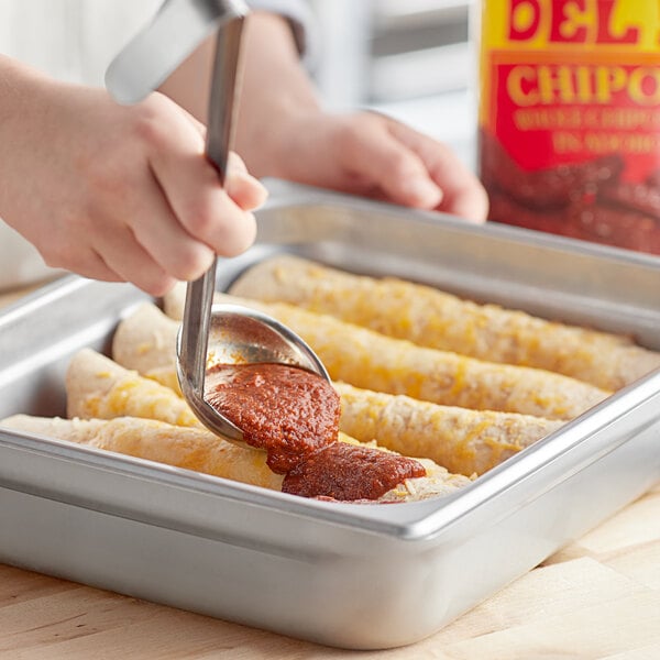 Del Sol Whole Chipotle Peppers in Adobo Sauce #10 Can - 6/Case