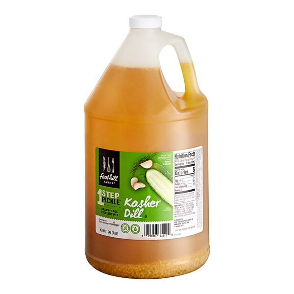 Foothill Farms Kosher Dill Pickle Brine 1 Gallon - 4/Case
