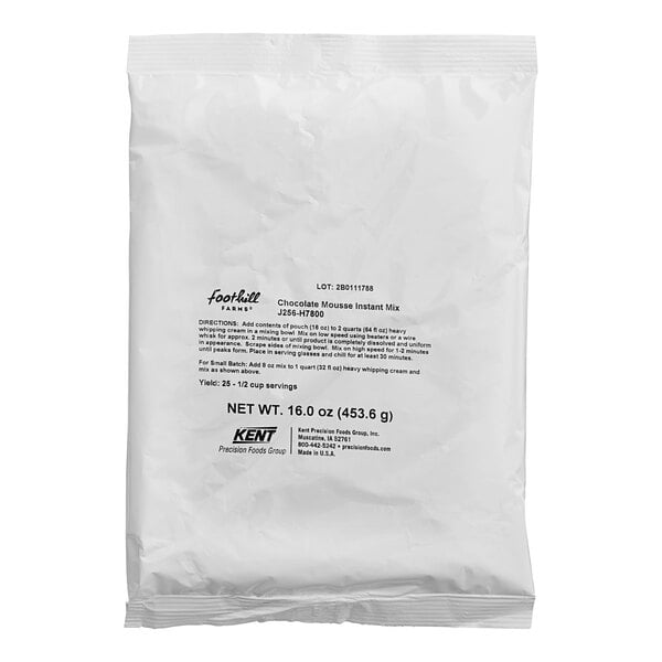 Foothill Farms Chocolate Mousse Mix 16 oz. - 12/Case