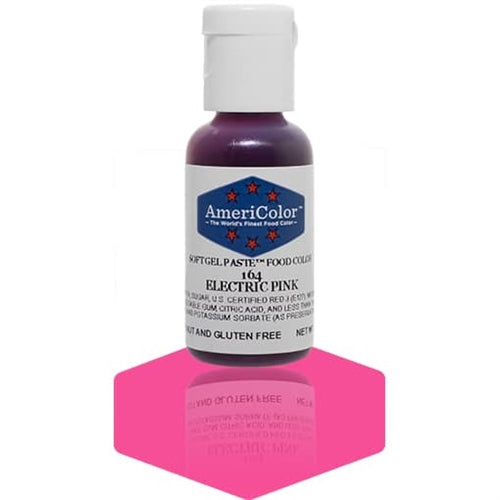 Electric Pink Soft Gel Paste Food Color - AmeriColor 164