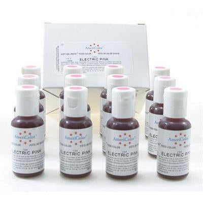 Electric Pink Soft Gel Paste Food Color - AmeriColor 164