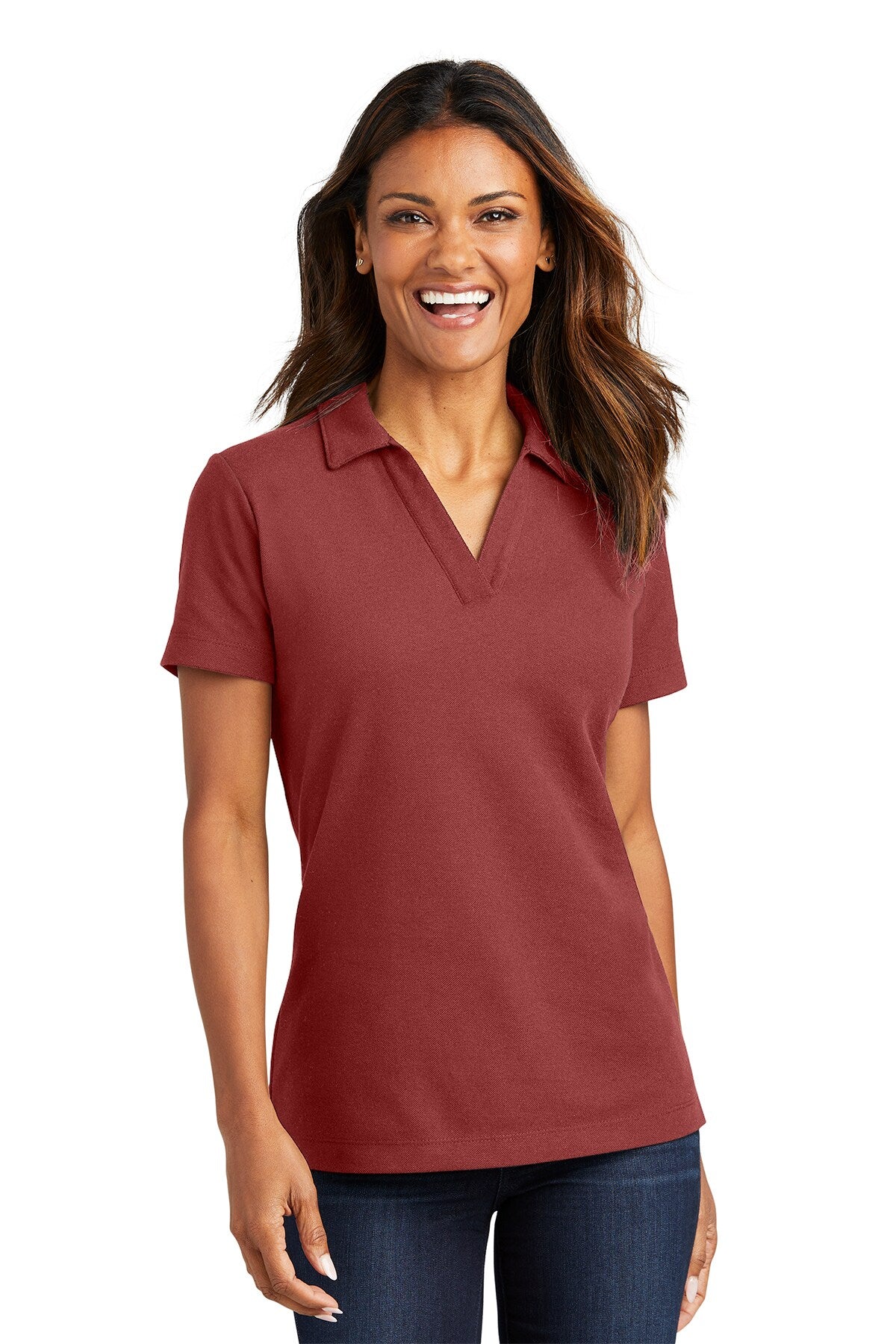 Port Authority® Women's Cotton Blend Pique Polo