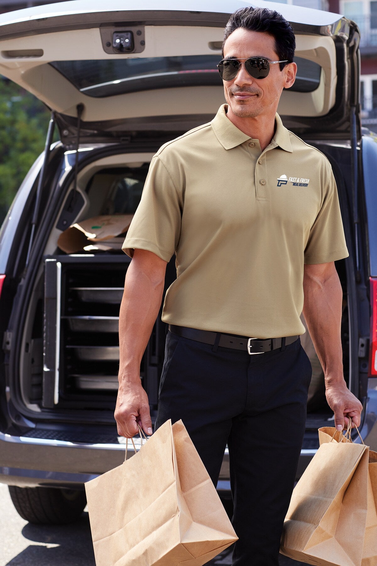 Grid Polo T-shirt For Adult | RADYAN®