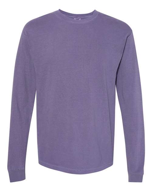 Comfort Colors® Garment-Dyed Heavyweight Crewneck Long Sleeve T-Shirt