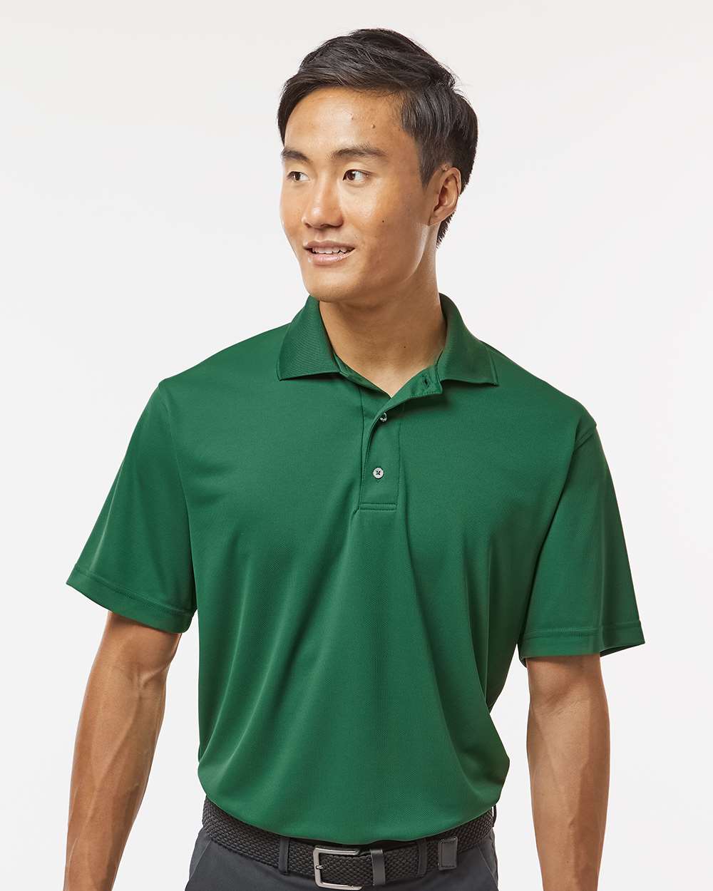 Paragon® Men's Saratoga Performance Mini Mesh Polo Short Sleeve T-Shirt