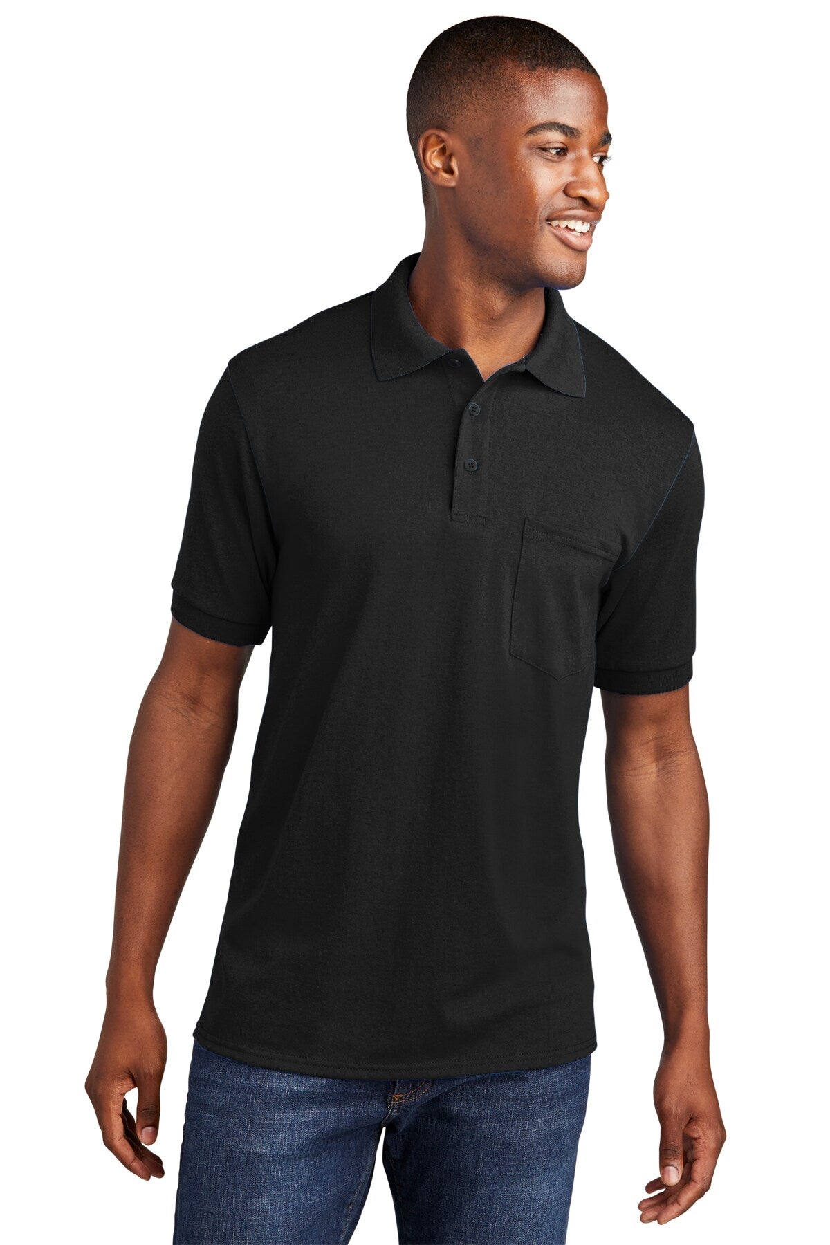 Knit Pocket Polo T-shirt for Men | RADYAN®