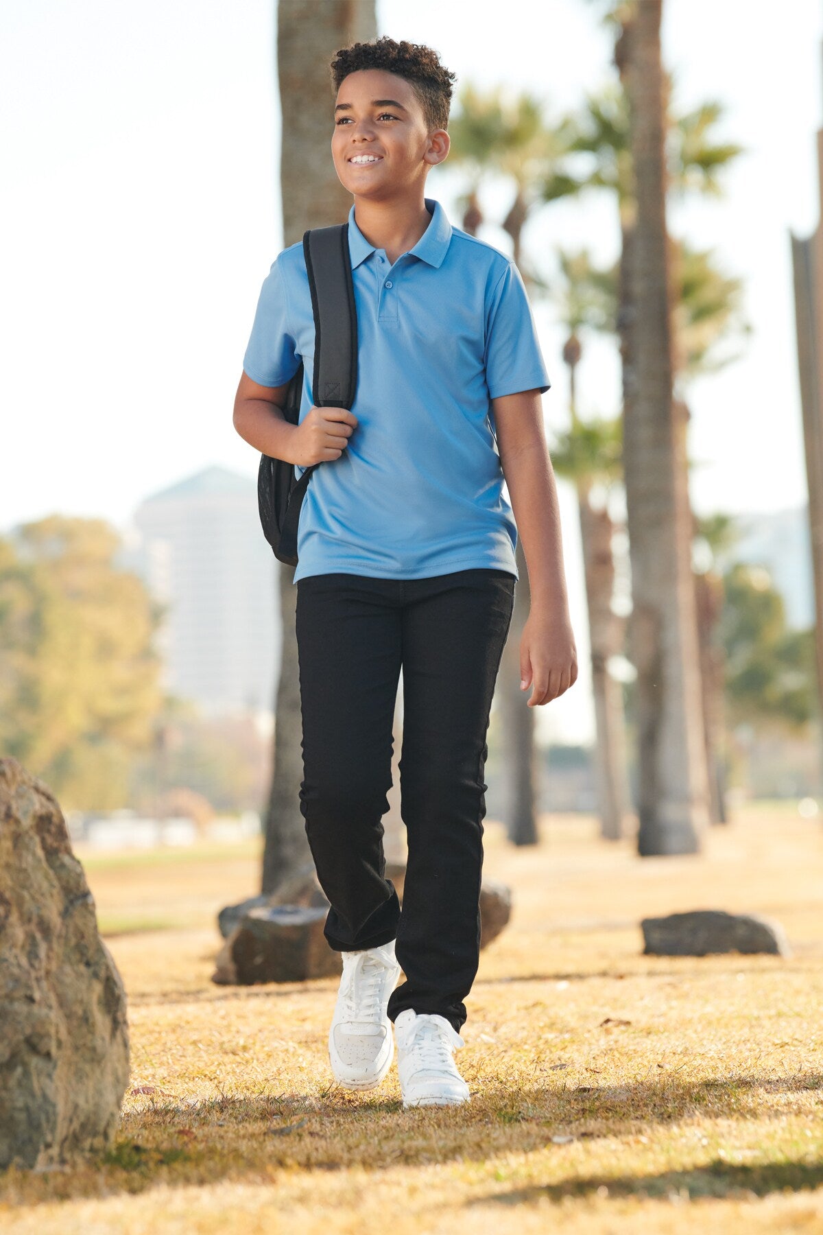 Micro-Mesh Polo For Youth | RADYAN®