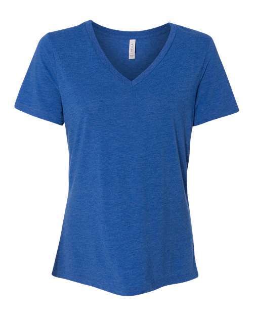 BELLA + CANVAS® Women's Relaxed Triblend Short Sleeve V-Neck T-shirt