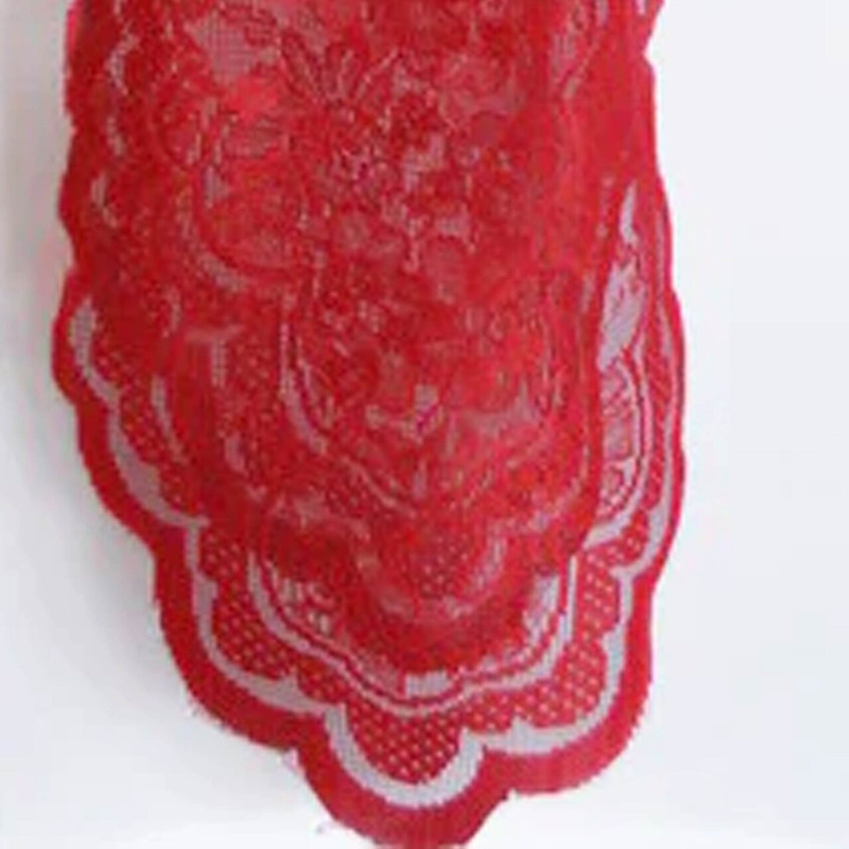 10 Pieces Apple Red Caspari Lace Chair Sashes Premium Event Decoration 9" x 108"