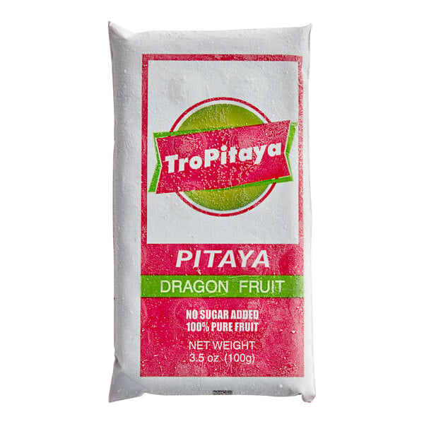Tropical Acai Unsweetened Pitaya Dragon Fruit Blender Pack 3.5 oz. - 60/Case