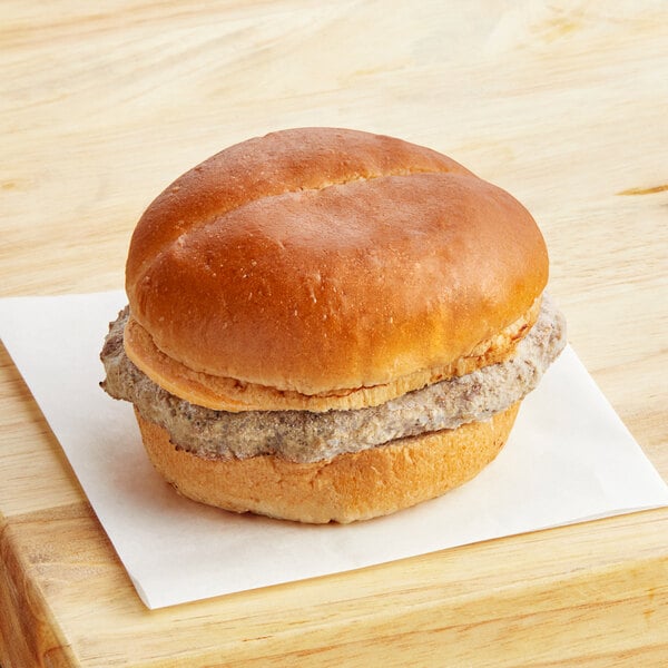 Grand Prairie Cheeseburger Sandwich 5.6 oz. - 16/Case