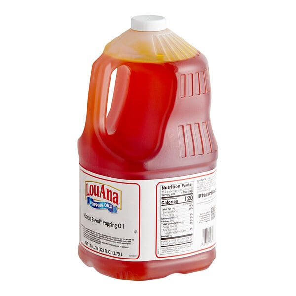 LouAna 1 Gallon Classic Blend Popping Oil - 4/Case
