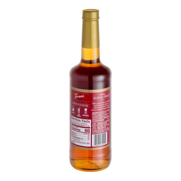 Torani Almond Roca Flavoring Syrup 750 mL Glass Bottle