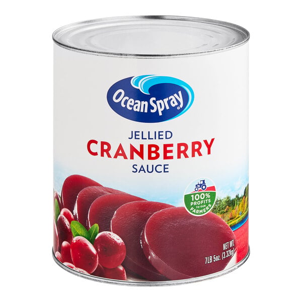 Ocean Spray Jellied Cranberry Sauce #10 Can - 6/Case