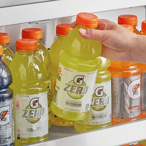 Gatorade Thirst Quencher Lemon Lime Zero Sugar Sports Drink 20 fl. oz. - 24/Case