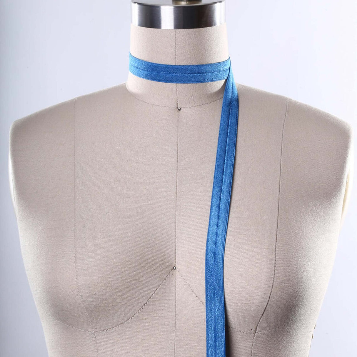 5/8" 3 Yards Teal Blue Fold Over Elastic Trim Foldover Elastic for DIY Hair Bows Accessories