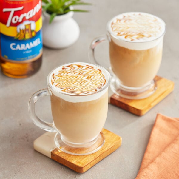 Torani Caramel Flavoring Syrup 750 mL Glass Bottle