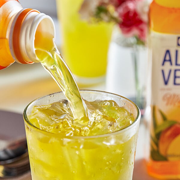 Goya Mango Aloe Vera Drink 16.9 fl. oz. - 12/Case