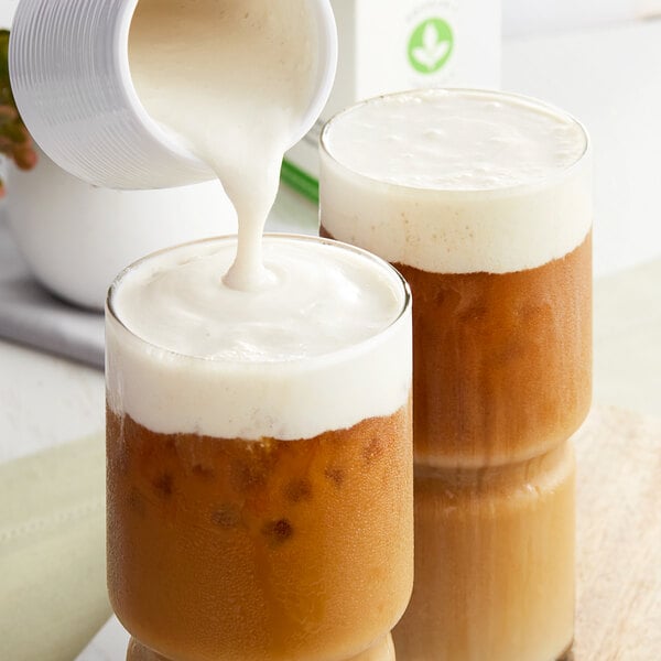 Rich's On Top Soft Whip Pourable Oat Milk Cold Foam Topping 19.04 fl. oz. - 12/Case