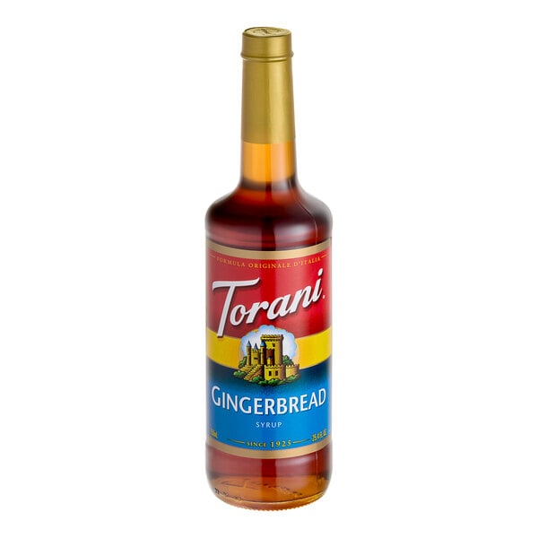 Torani Gingerbread Flavoring Syrup 750 mL Glass Bottle