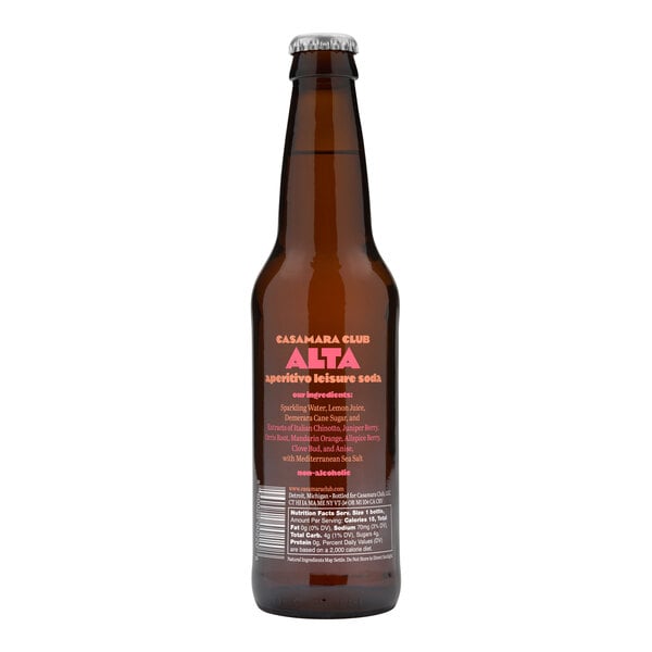 Casamara Club Alta Aperitivo Leisure Soda 12 fl. oz. - 24/Case