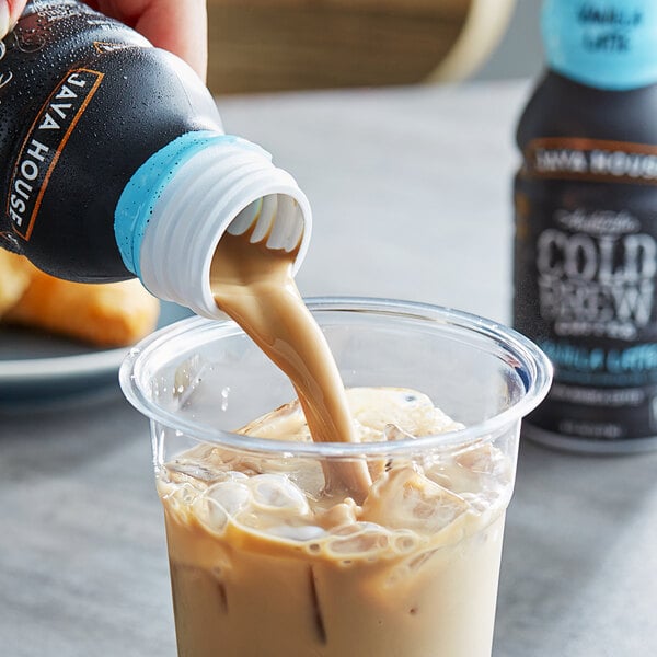 Java House Cold Brew Vanilla Latte 8 fl. oz. - 24/Case