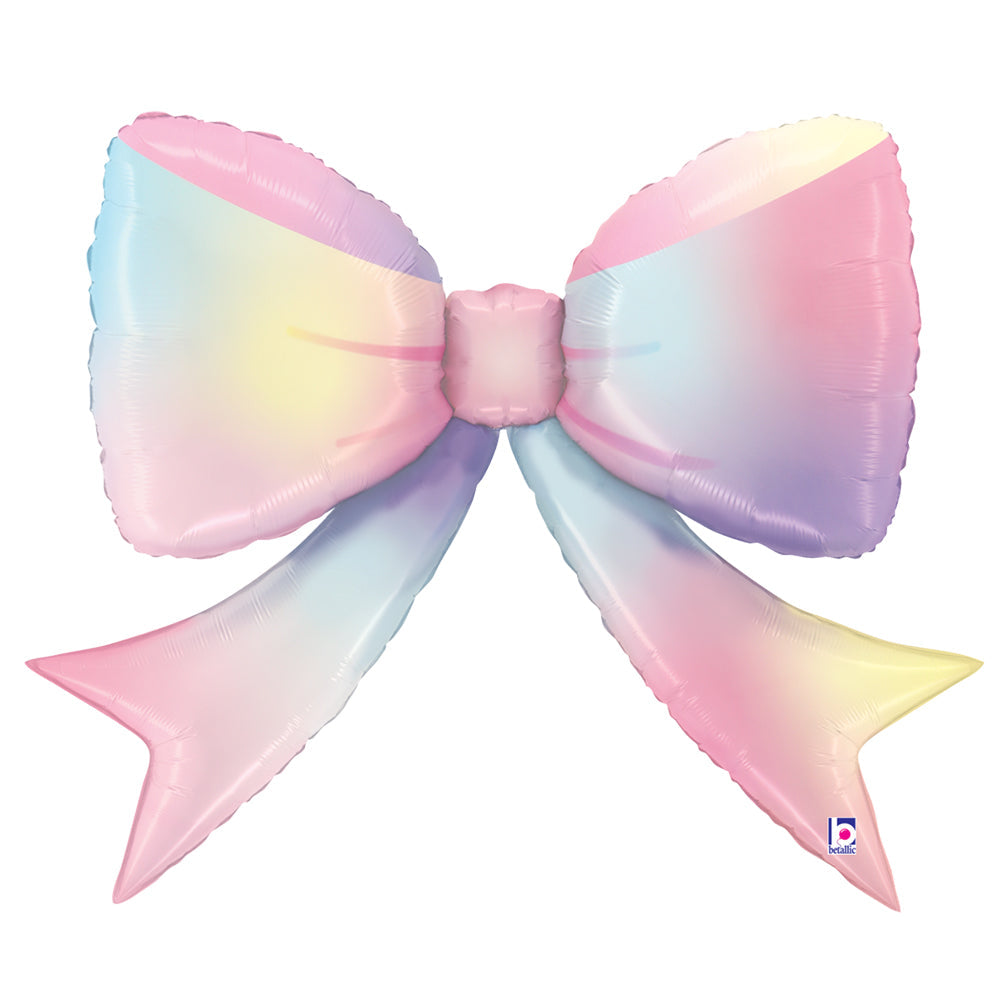 Multicolor Bow Foil Balloon 41 Inch