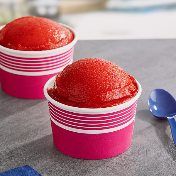 Philadelphia Water Ice Strawberry Italian Ice Base 1 Gallon - 4/Case