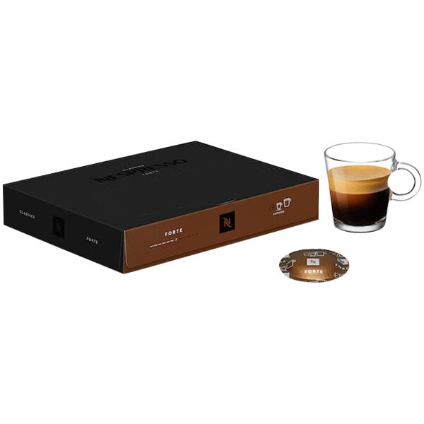 Nespresso Professional Forte Single Serve Coffee Capsules - 50/Pack