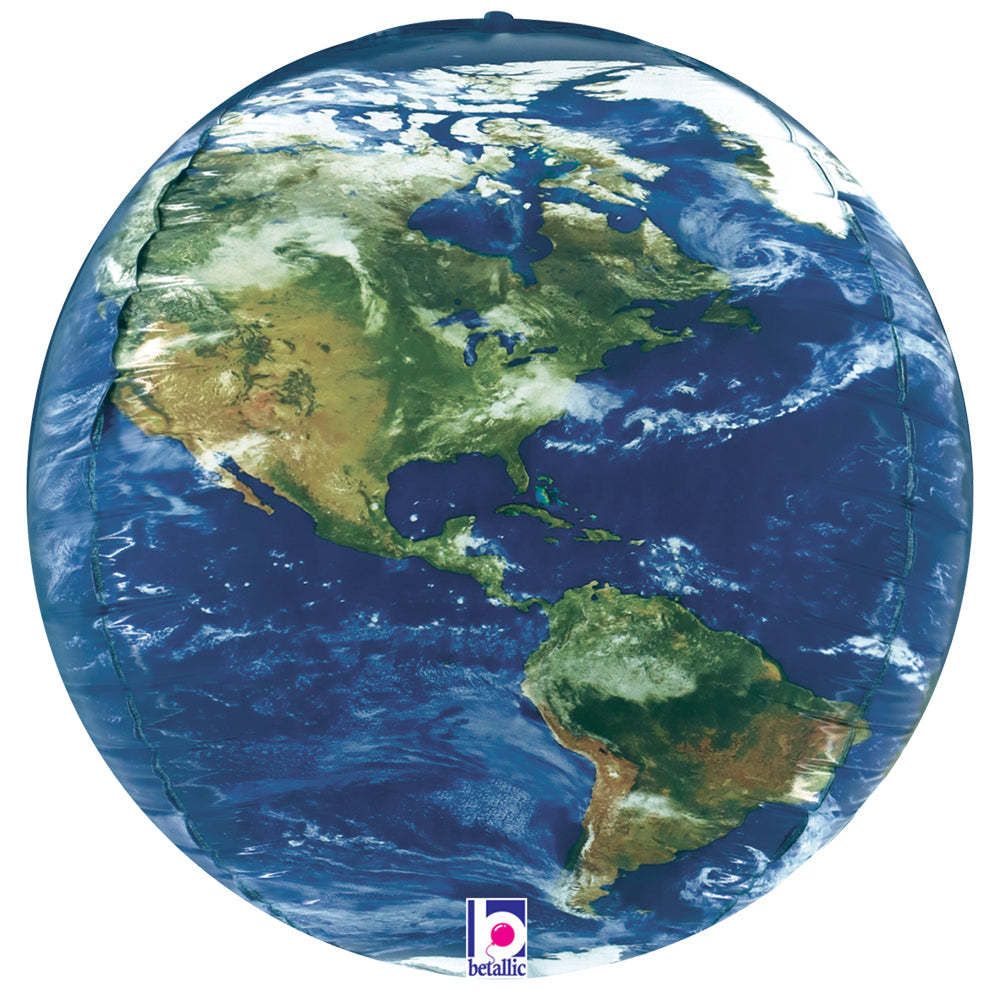 Earth Foil Balloon 15 Inch Dimensional