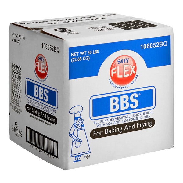 Stratas BBS Soy Flex All-Purpose Vegetable Shortening 50 lb. – Bulk Multi-Purpose Baking Fat