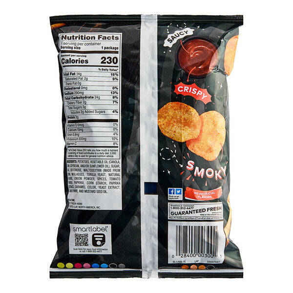 Lay's Barbecue Potato Chips 1.5 oz. - 64/Case