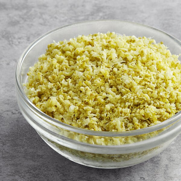 White Toque Granulated Lime Zest 2.2 lb. - 3/Case