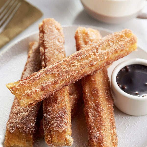 White Toque Fried Churros 7" - 100/Case