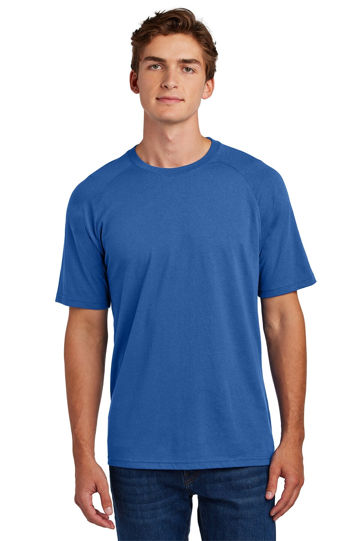Sport-Tek® Crew Neck Short Sleeve Halftime Raglan Tee