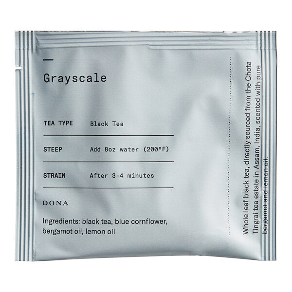Dona Grayscale Black Tea Sachet - 50/Box