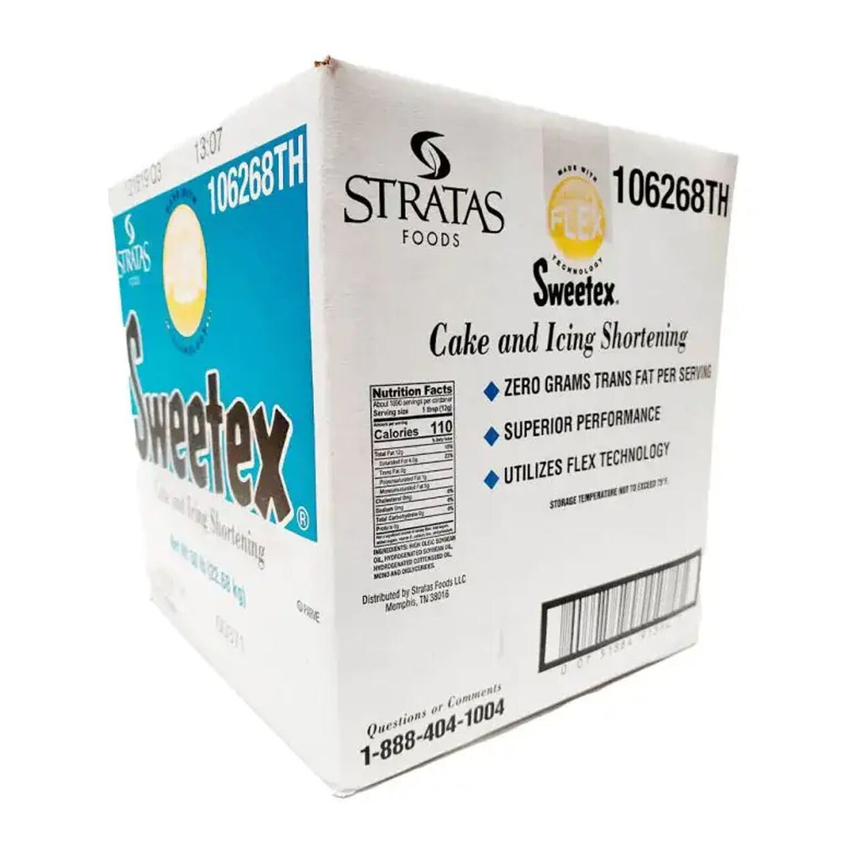 Golden Flex High Ratio Shortening by Sweetex – 2.5 lb Trans Fat-Free