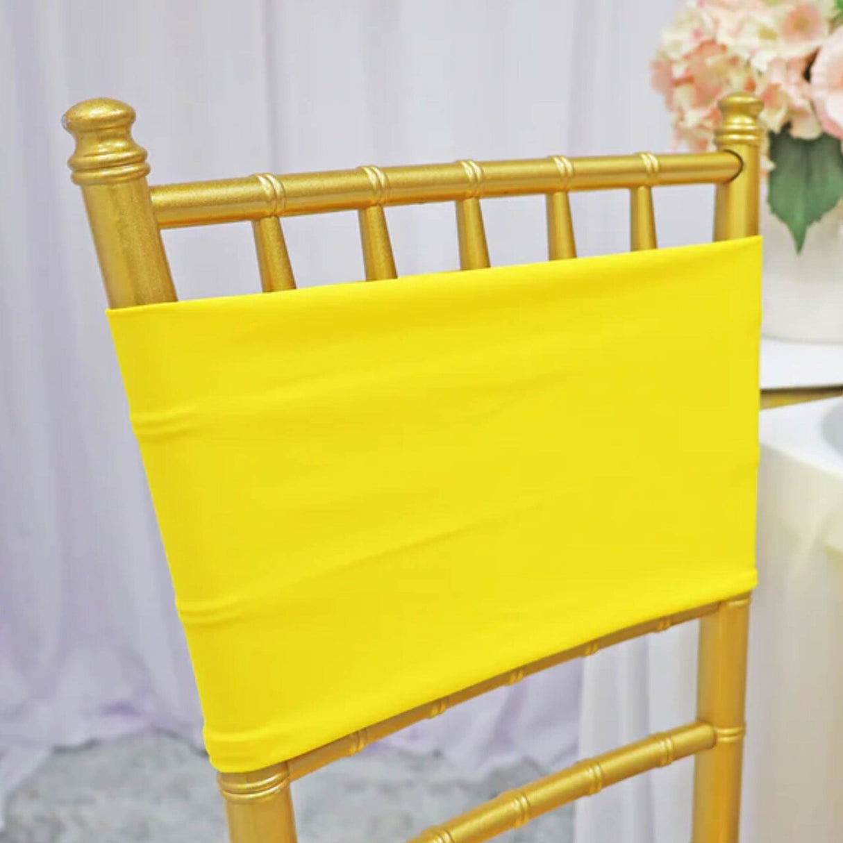 10 Pieces Burgundy Stretch Spandex Chair Bands for Banquet Chairs 7 x 13 Inches