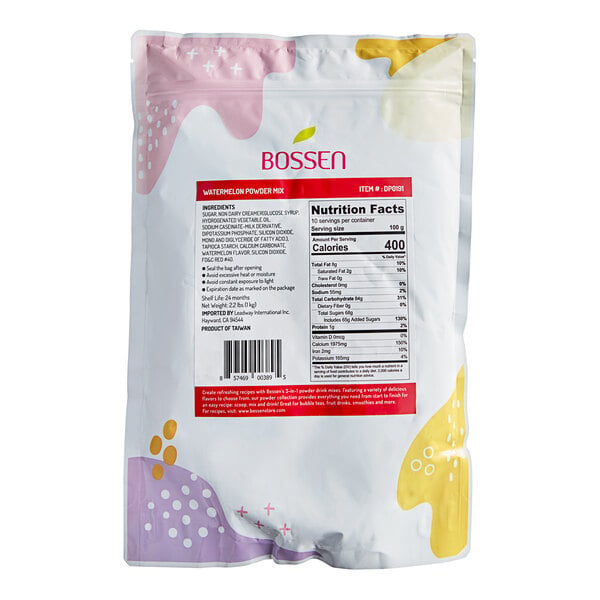 Bossen 2.2 lb. Watermelon Powder Mix