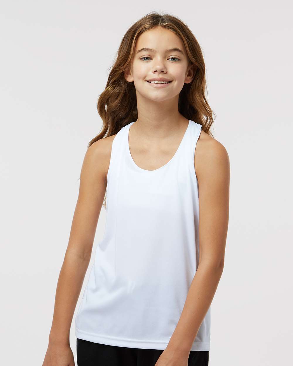 Badger® Girls’ B-Core Racerback Tank Top