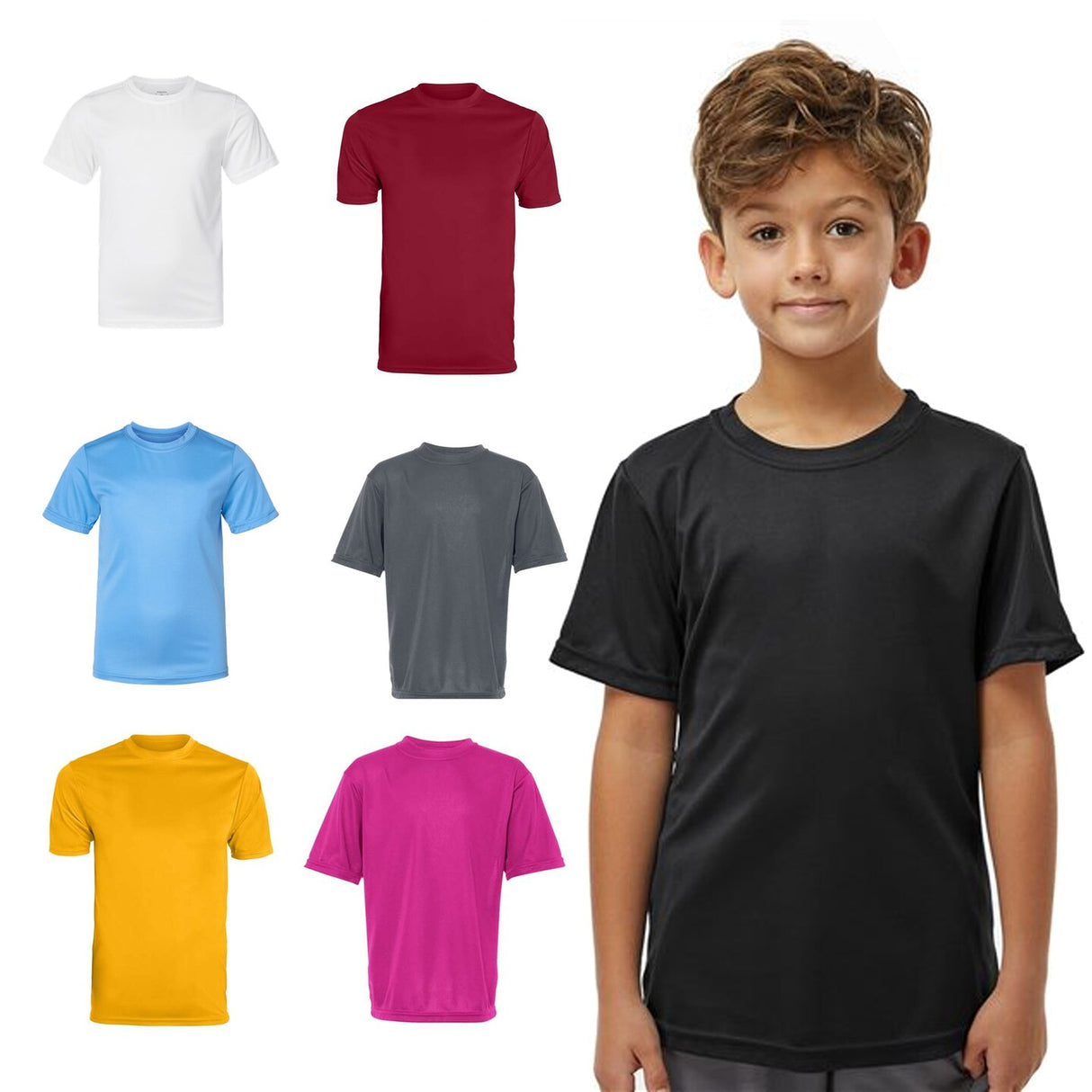 Augusta Sportswear® Youth Nexgen Wicking Short Sleeve Crewneck T-Shirt