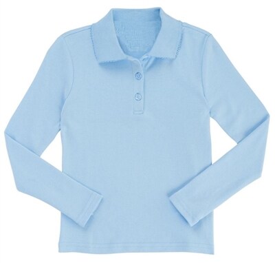 Girls Long Sleeve Polo T-shirt | RADYAN®