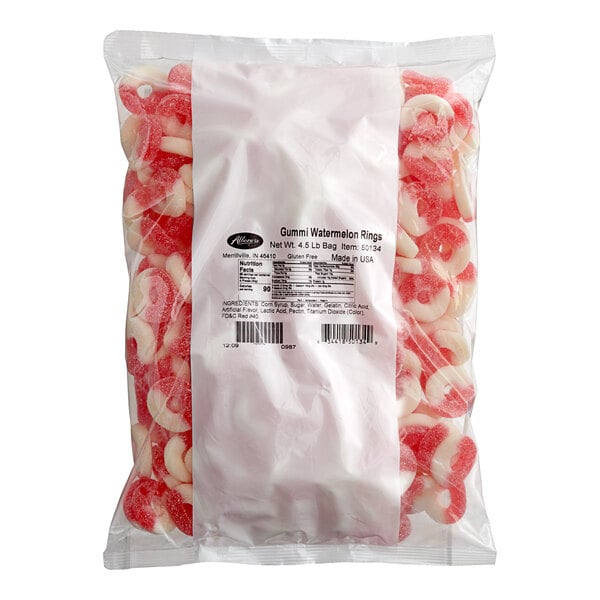 Albanese Watermelon Gummi Rings 4.5 lb.