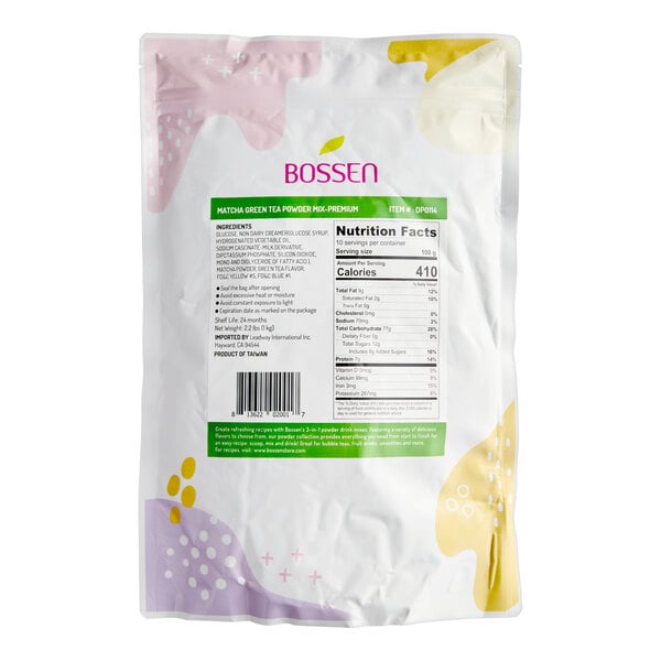 Bossen Matcha Green Tea Powder Mix 2.2 lb.