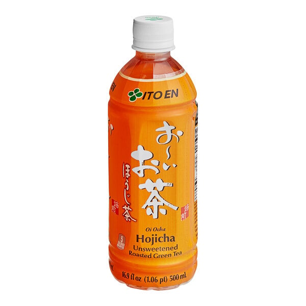 Ito En Oi Ocha Hojicha Roasted Green Iced Tea 16.9 fl. oz. - 12/Case