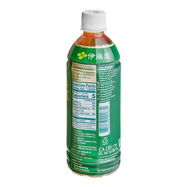 Ito En Oi Ocha Koicha Bold Green Iced Tea 16.9 fl. oz. - 12/Case
