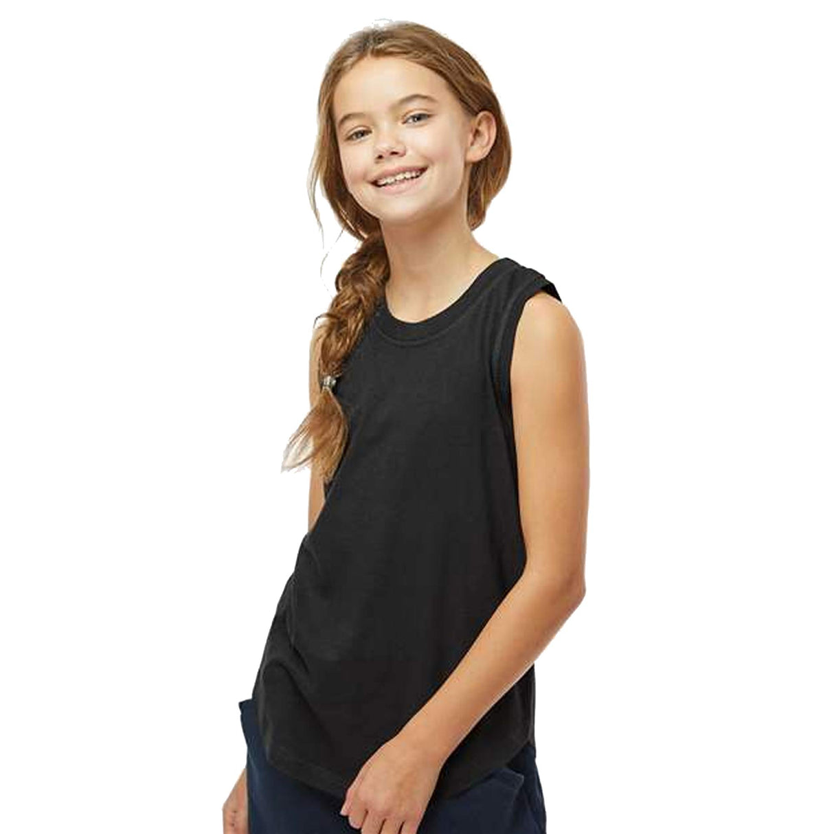 Girls' Relaxed Fine Jersey Tank