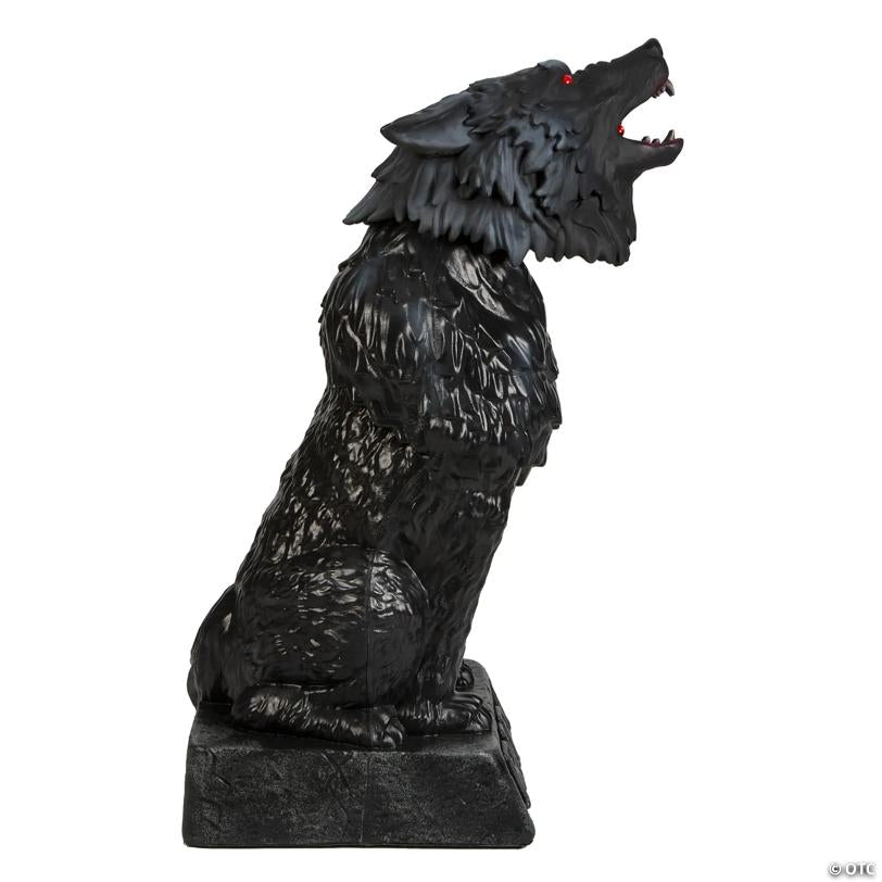 25 1/2" Animated Zombie Wolf Halloween Decoration